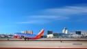 Southwest Airlines landing McCarran Airport (KLAS) Las Vegas